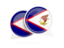 American Samoa. Round chat icon. Download icon.