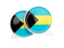 Bahamas. Round chat icon. Download icon.