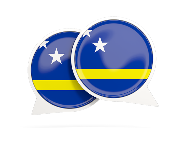 Round chat icon. Download flag icon of Curacao at PNG format