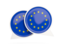 European Union. Round chat icon. Download icon.