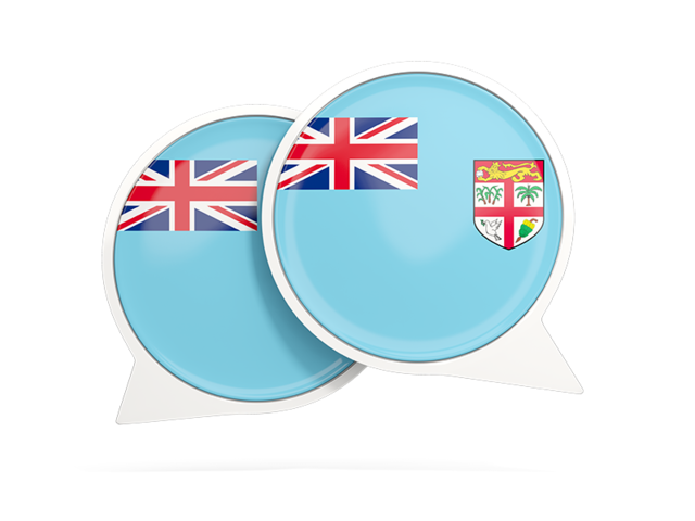 Round chat icon. Download flag icon of Fiji at PNG format