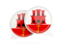 Gibraltar. Round chat icon. Download icon.