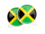 Jamaica. Round chat icon. Download icon.