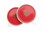 Morocco. Round chat icon. Download icon.