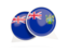 Pitcairn Islands. Round chat icon. Download icon.