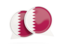 Qatar. Round chat icon. Download icon.