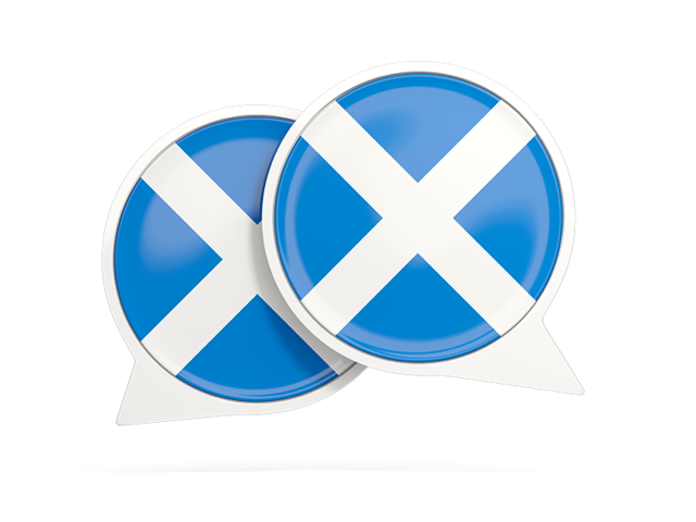 Round chat icon. Download flag icon of Scotland at PNG format