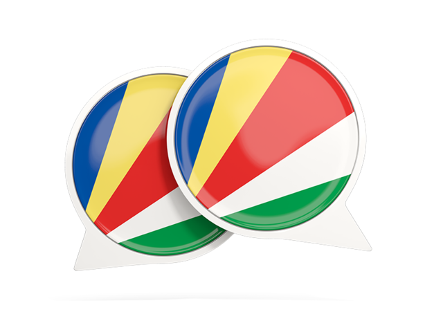 Round chat icon. Download flag icon of Seychelles at PNG format