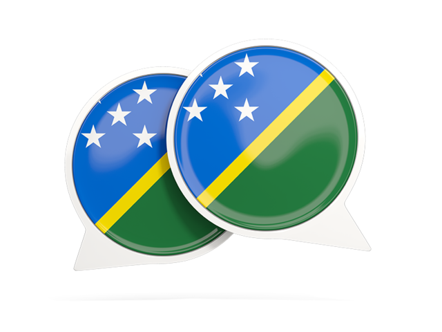Round chat icon. Download flag icon of Solomon Islands at PNG format