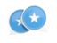 Somalia. Round chat icon. Download icon.