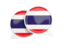 Thailand. Round chat icon. Download icon.