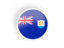 Anguilla. Round concave icon. Download icon.