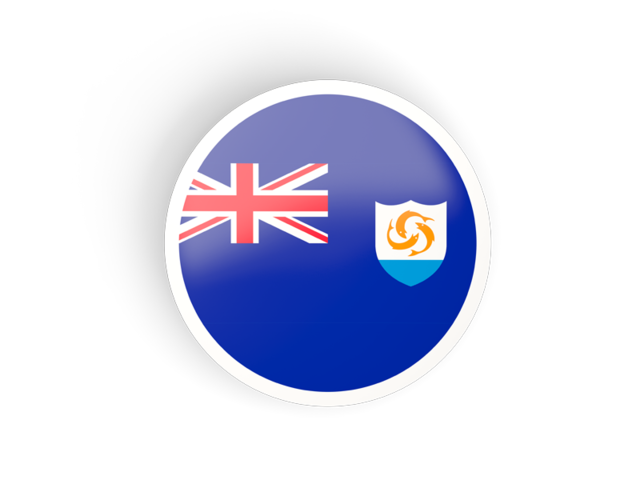 Round concave icon. Download flag icon of Anguilla at PNG format