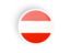 Austria. Round concave icon. Download icon.