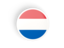 Bonaire. Round concave icon. Download icon.