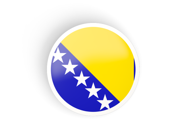 Round concave icon. Download flag icon of Bosnia and Herzegovina at PNG format