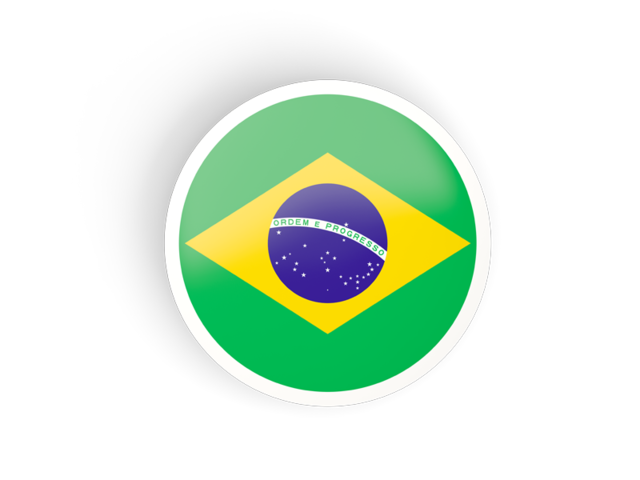 Round concave icon. Download flag icon of Brazil at PNG format