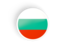 Bulgaria. Round concave icon. Download icon.