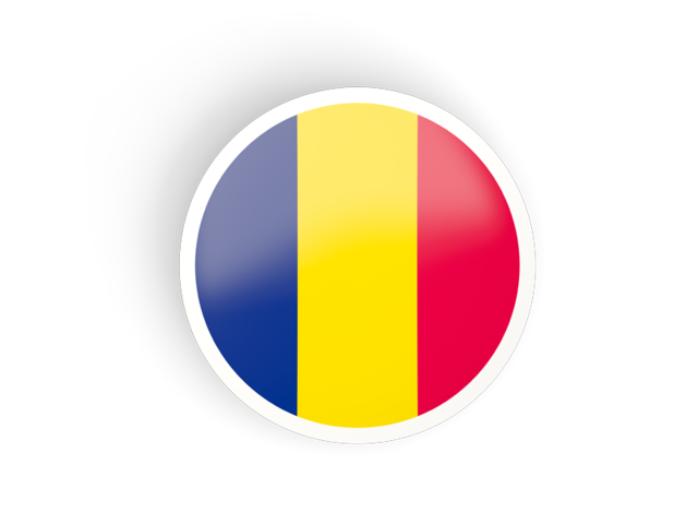 Round concave icon. Download flag icon of Chad at PNG format