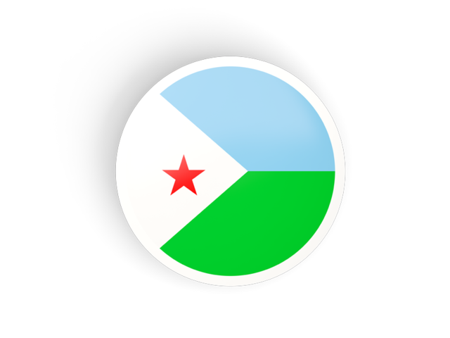 Round concave icon. Download flag icon of Djibouti at PNG format