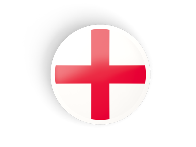 Round concave icon. Download flag icon of England at PNG format