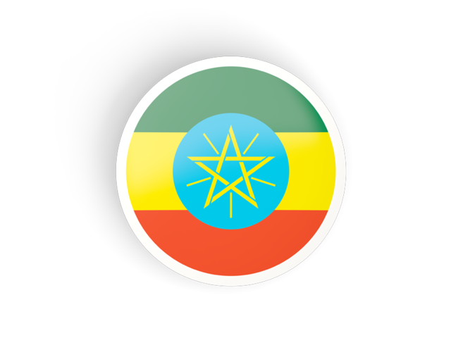 Round concave icon. Download flag icon of Ethiopia at PNG format
