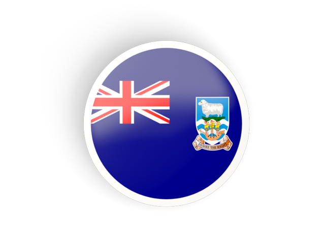 Round concave icon. Download flag icon of Falkland Islands at PNG format