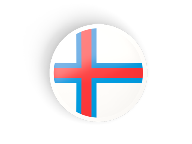 Round concave icon. Download flag icon of Faroe Islands at PNG format
