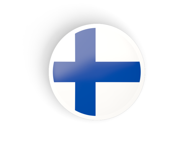 Round concave icon. Download flag icon of Finland at PNG format