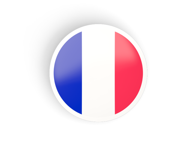 Round concave icon. Download flag icon of France at PNG format