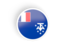 French Southern and Antarctic Lands. Round concave icon. Download icon.