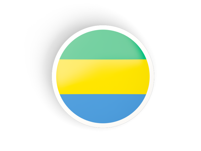 Round concave icon. Download flag icon of Gabon at PNG format