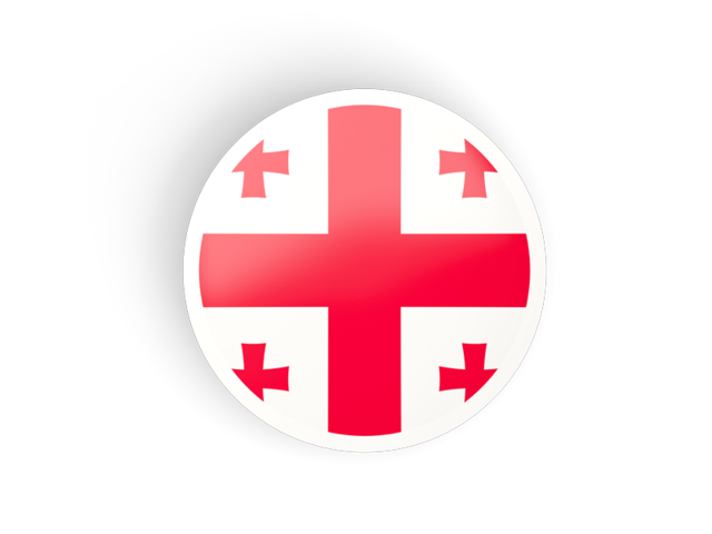 Round concave icon. Download flag icon of Georgia at PNG format