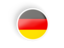 Germany. Round concave icon. Download icon.