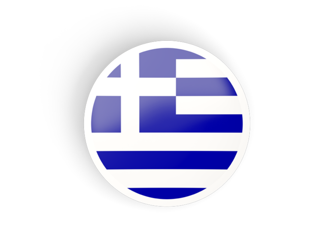 Round concave icon. Download flag icon of Greece at PNG format