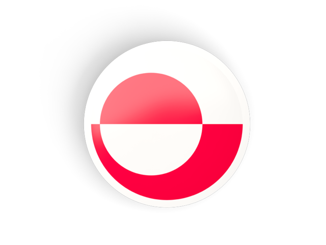Round concave icon. Download flag icon of Greenland at PNG format