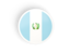 Guatemala. Round concave icon. Download icon.