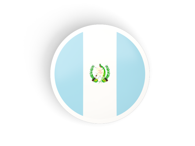 Round concave icon. Download flag icon of Guatemala at PNG format