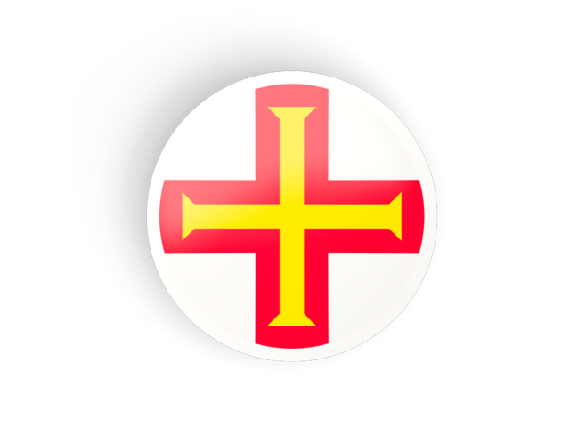 Round concave icon. Download flag icon of Guernsey at PNG format