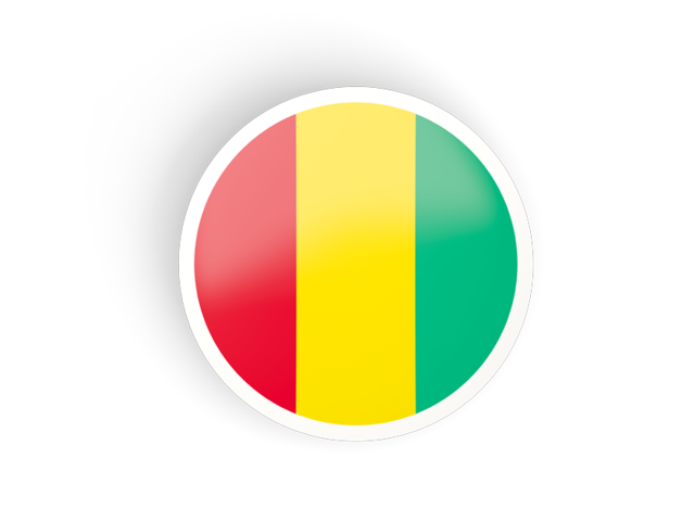 Round concave icon. Download flag icon of Guinea at PNG format