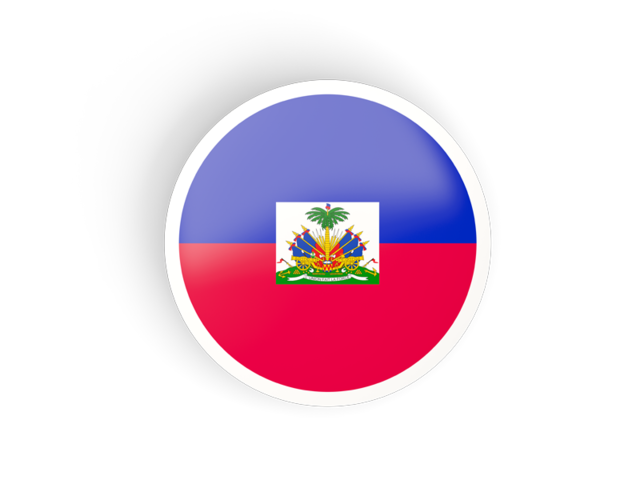 Round concave icon. Download flag icon of Haiti at PNG format