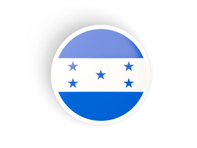 Round concave icon. Download flag icon of Honduras at PNG format