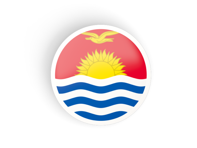 Round concave icon. Download flag icon of Kiribati at PNG format