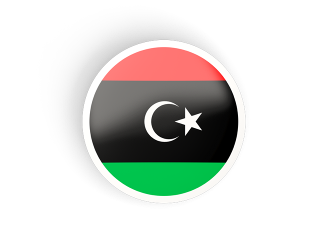 Round concave icon. Download flag icon of Libya at PNG format