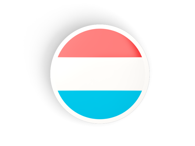 Round concave icon. Download flag icon of Luxembourg at PNG format