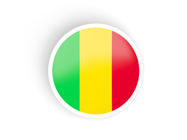 Round concave icon. Download flag icon of Mali at PNG format