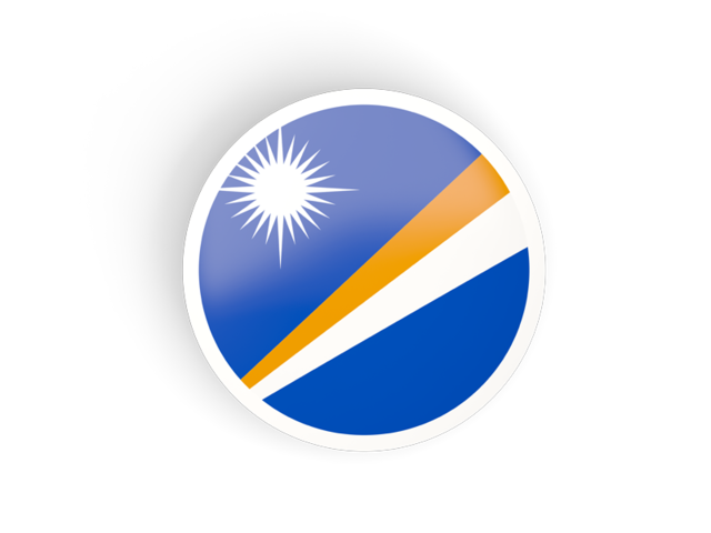 Round concave icon. Download flag icon of Marshall Islands at PNG format