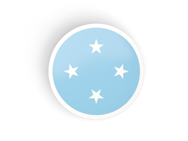 Round concave icon. Download flag icon of Micronesia at PNG format