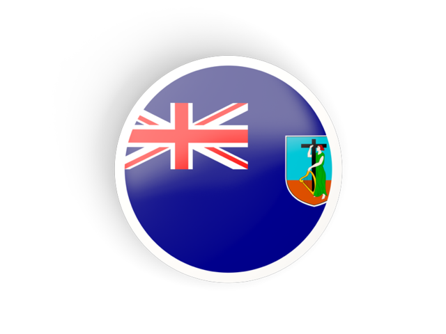 Round concave icon. Download flag icon of Montserrat at PNG format