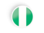 Nigeria. Round concave icon. Download icon.